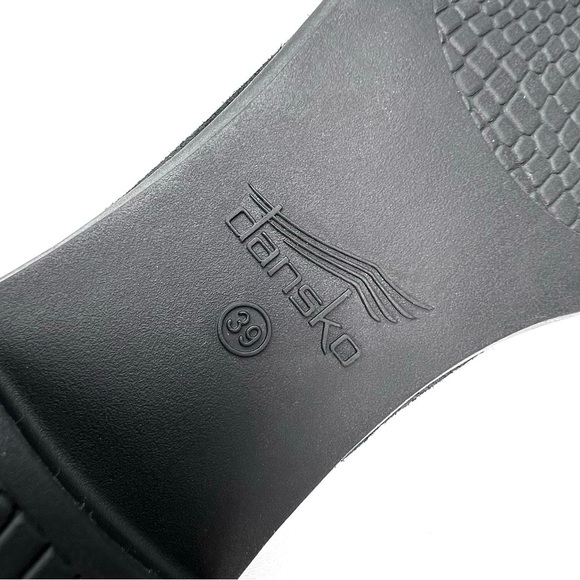 Dansko Carmella Bootie Black Burnished Suede Women’s Euro Size 39 = US 8.5-9 EUC - Picture 10 of 15